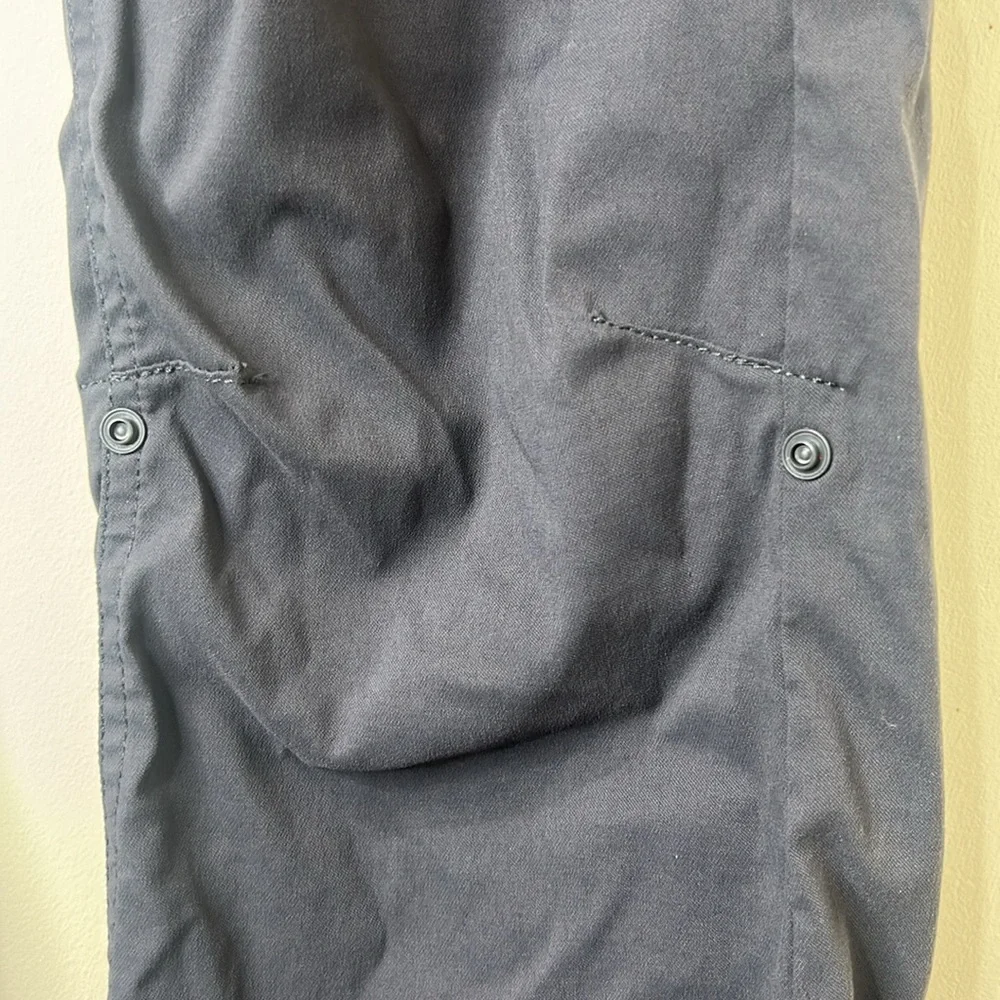 PRANA Halle Straight Convertible Hiking Pants Charcoal Gray Size 12 - Picture 8 of 16